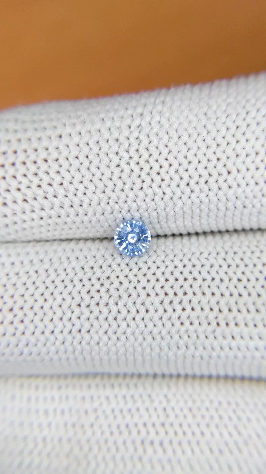 0.36 Ct. Blue Sapphire from Ceylon (Sri Lanka) Size Video