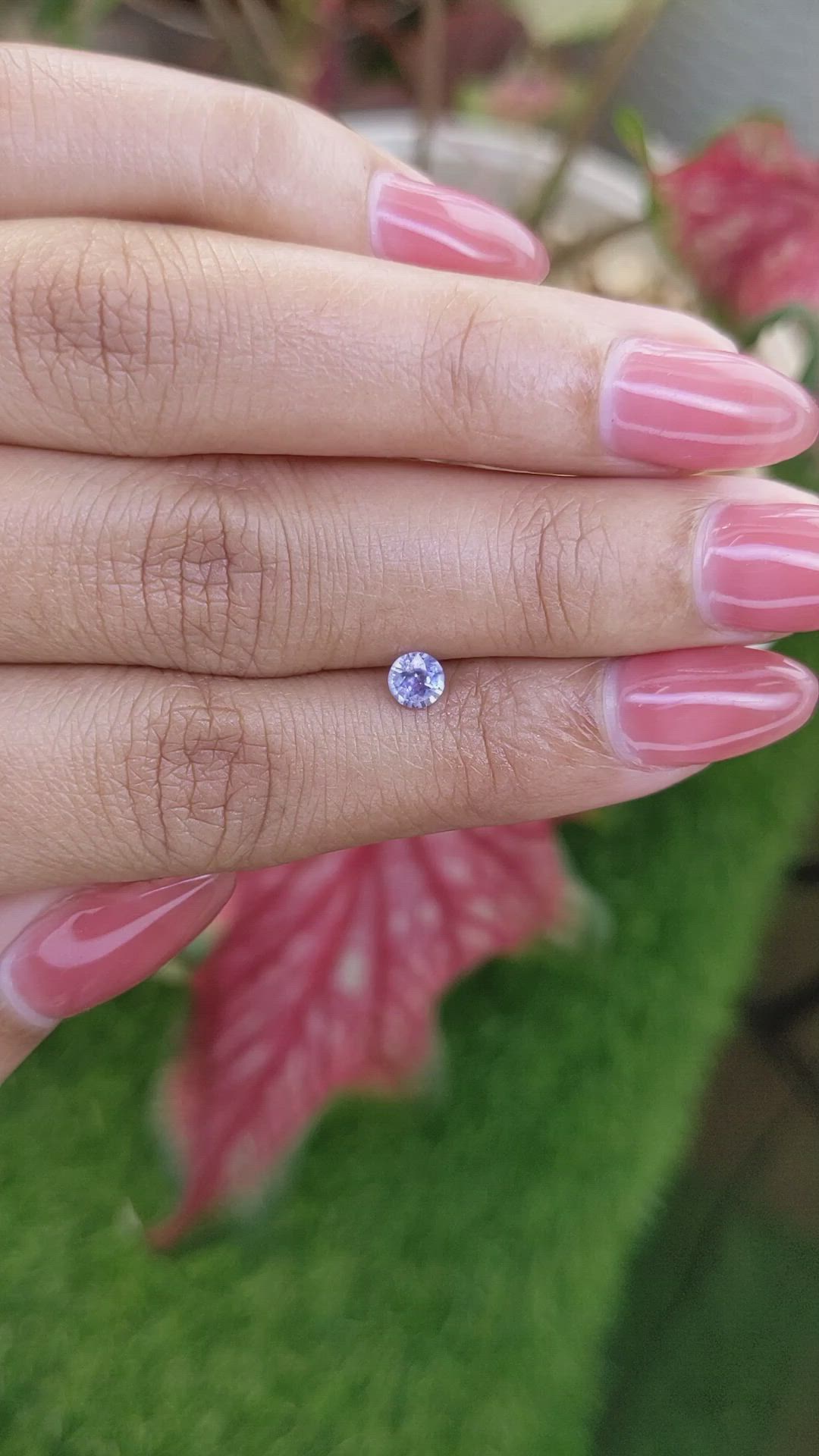 0.36 Ct. Blue Sapphire from Ceylon (Sri Lanka) Size Video