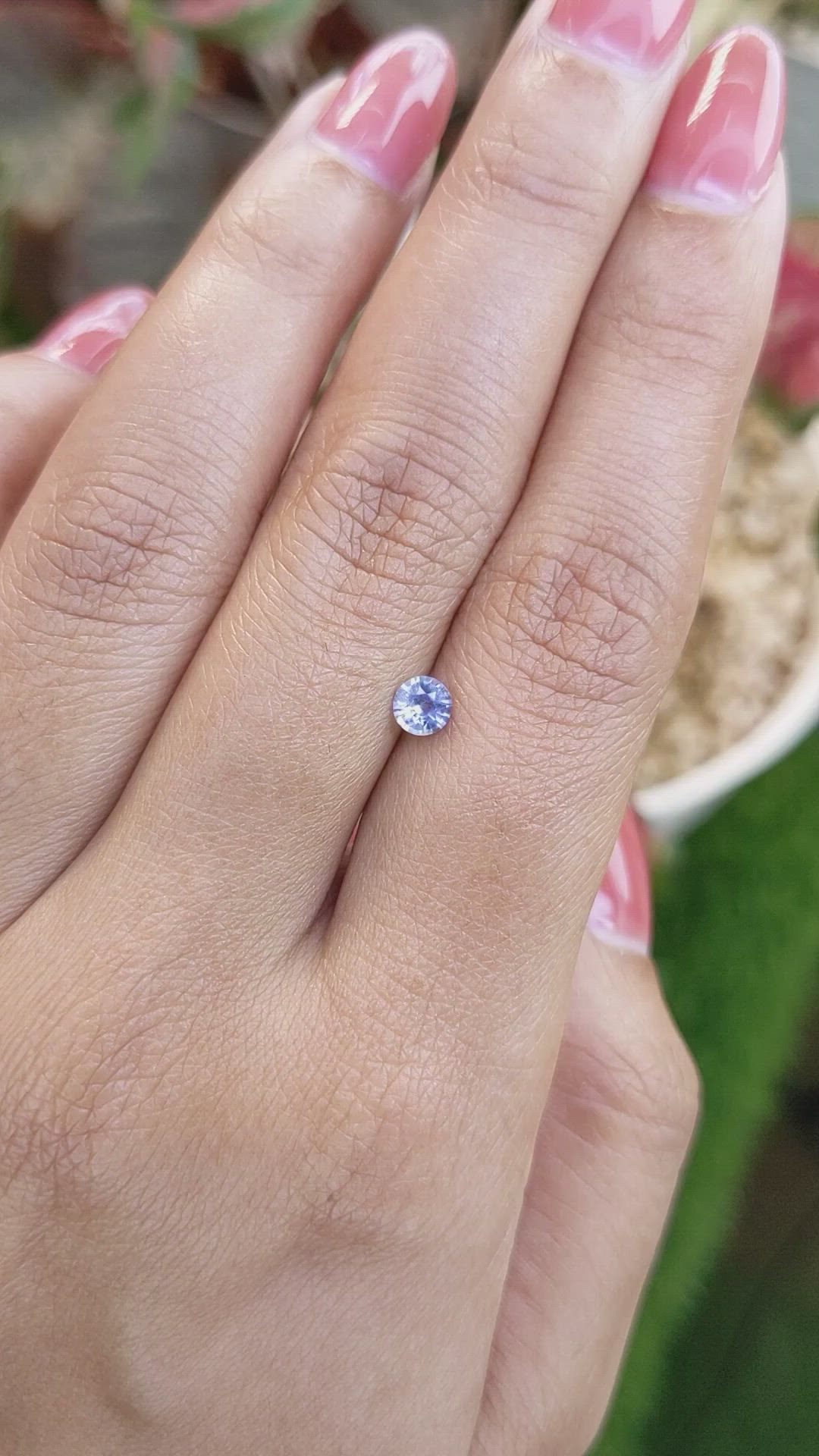 0.36 Ct. Blue Sapphire from Ceylon (Sri Lanka) Size Video