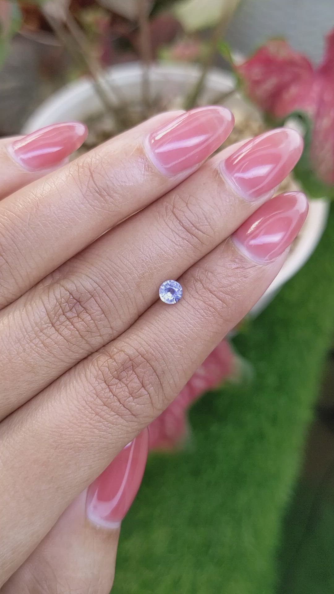 0.36 Ct. Blue Sapphire from Ceylon (Sri Lanka) Size Video