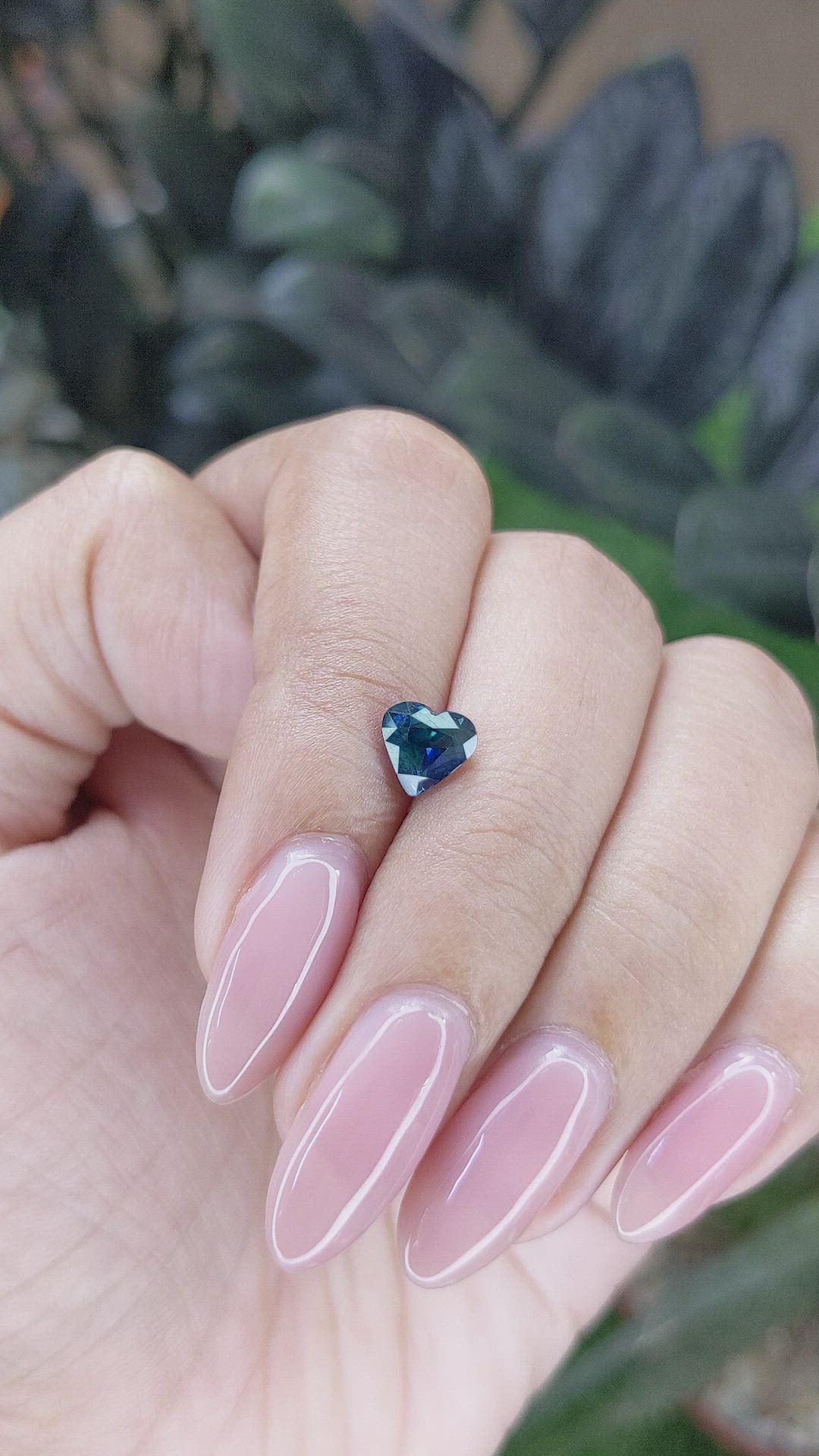 1.08 Ct. Greenish Blue Sapphire from Africa Size Video