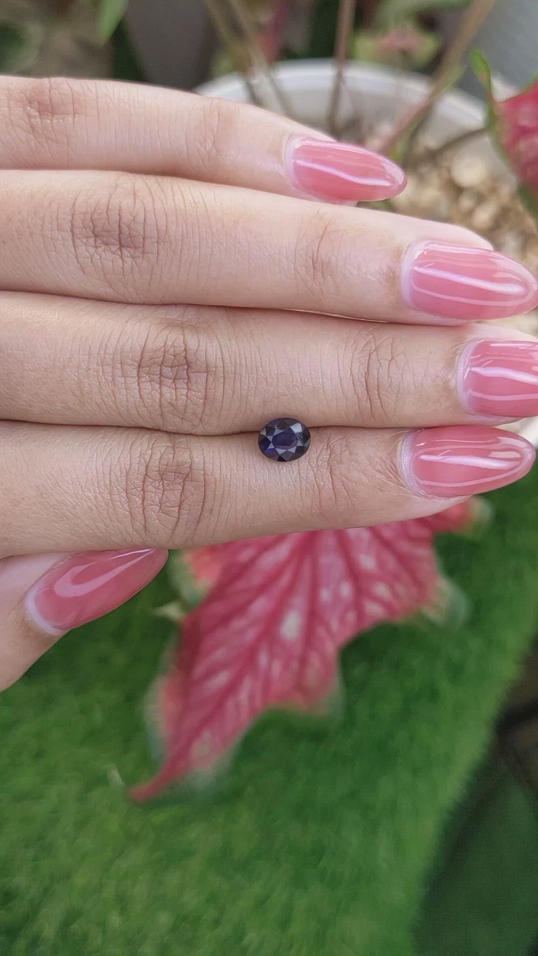 1.48 Ct. Blue Sapphire from Ceylon (Sri Lanka) Size Video