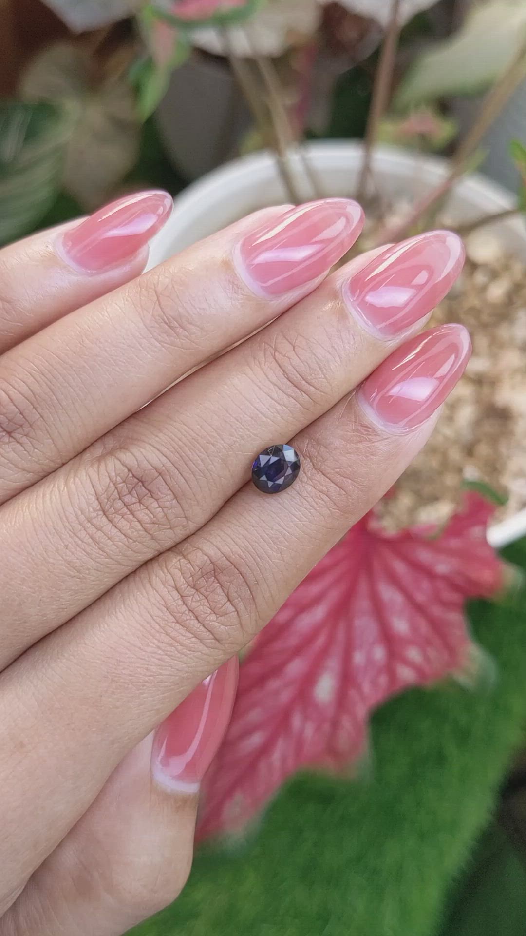 1.48 Ct. Blue Sapphire from Ceylon (Sri Lanka) Size Video