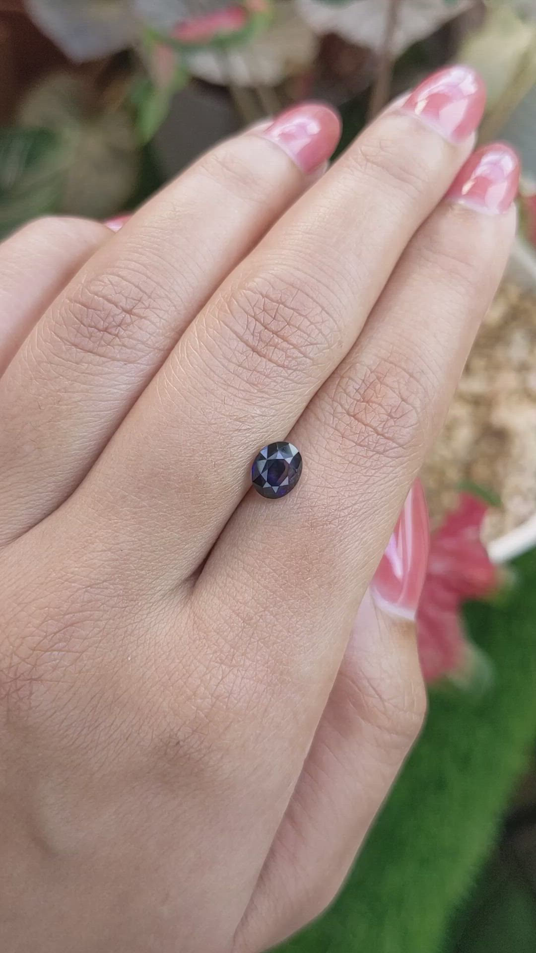 1.48 Ct. Blue Sapphire from Ceylon (Sri Lanka) Size Video