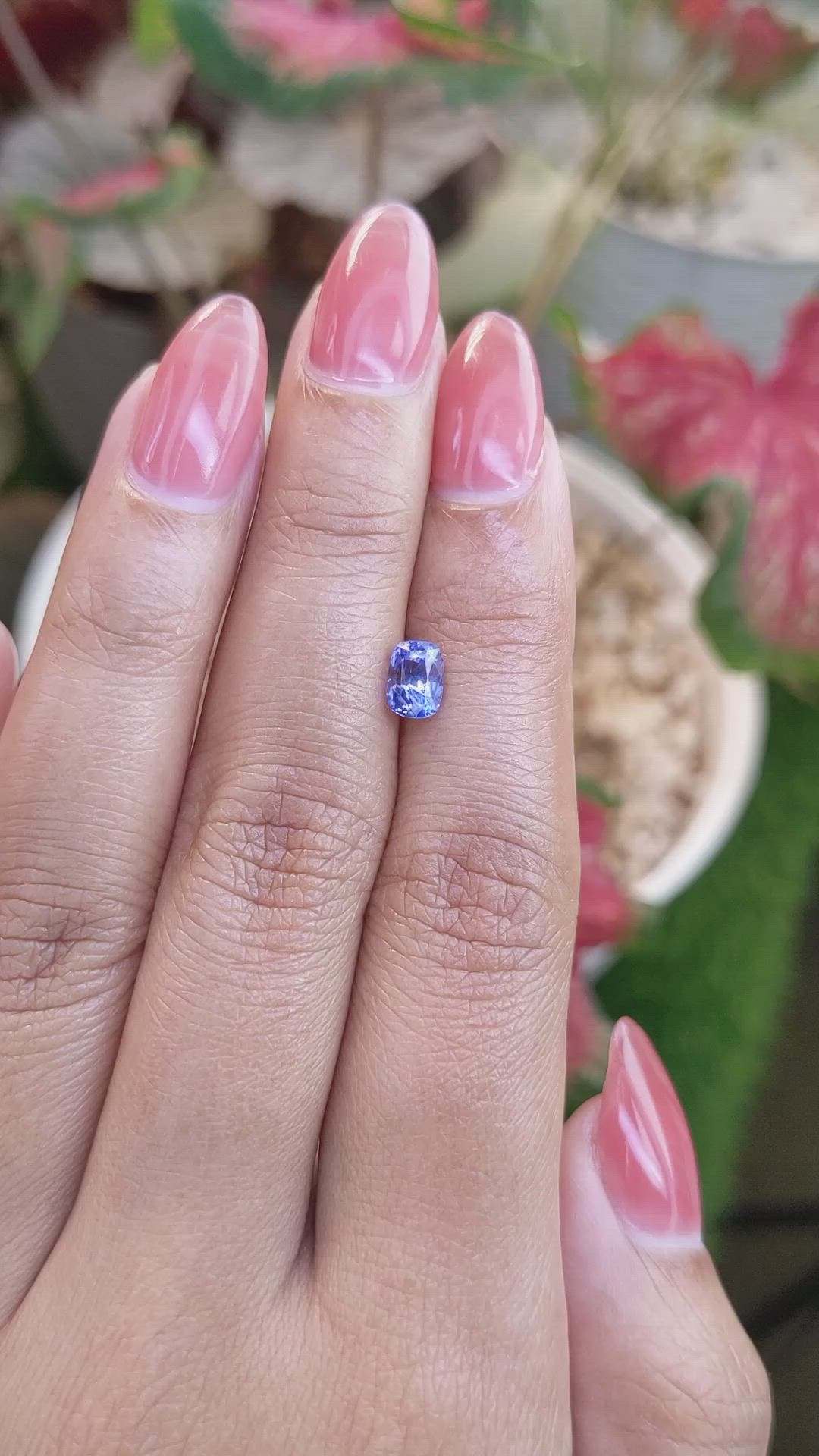 0.99 Ct. Blue Sapphire from Ceylon (Sri Lanka) Size Video