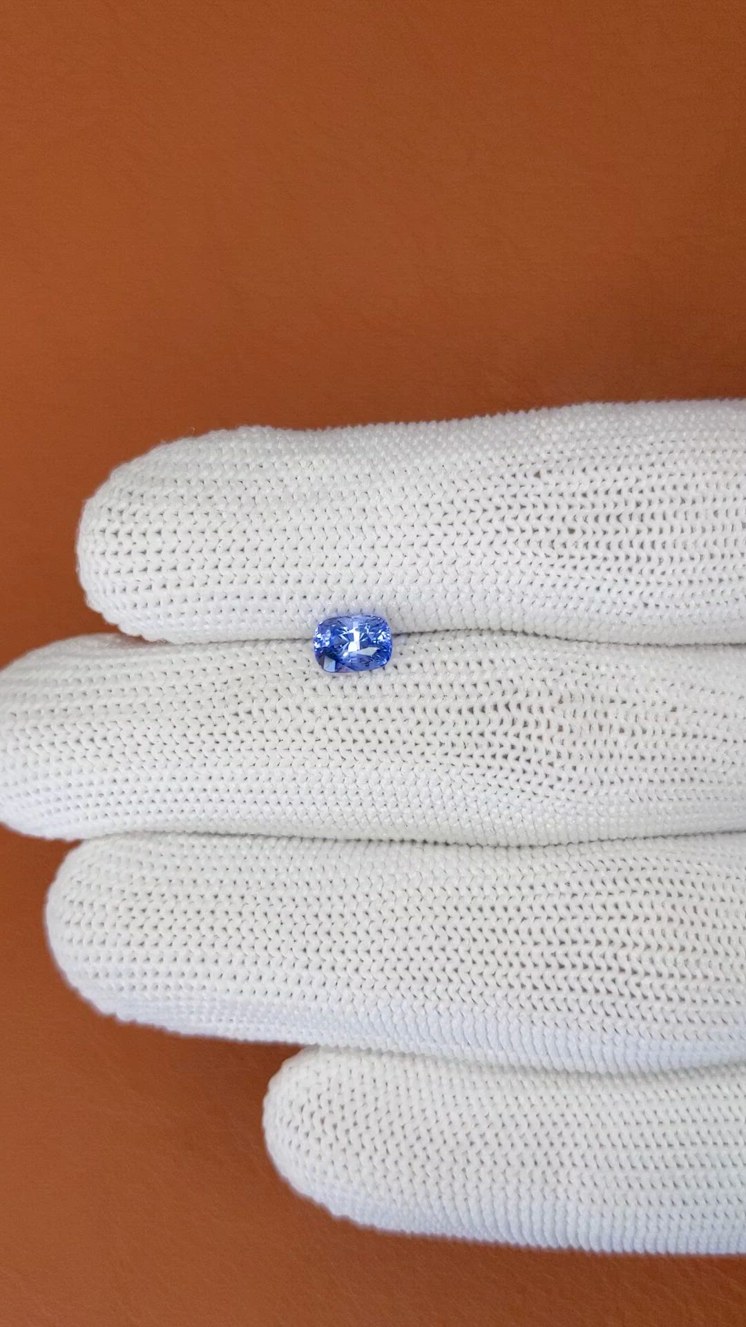 0.99 Ct. Blue Sapphire from Ceylon (Sri Lanka) Size Video