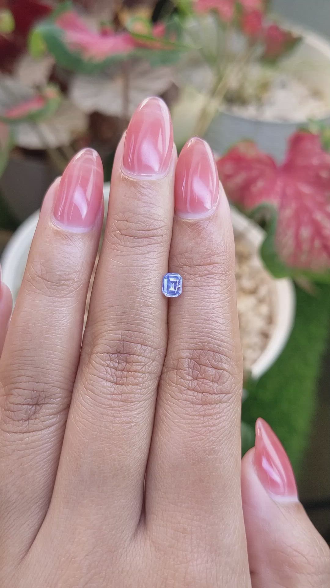 0.46 Ct. Blue Sapphire from Ceylon (Sri Lanka) Size Video