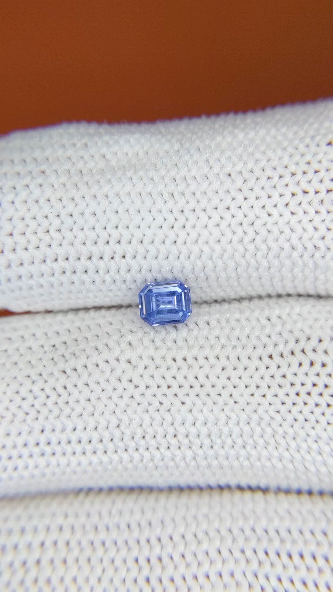 0.46 Ct. Blue Sapphire from Ceylon (Sri Lanka) Size Video