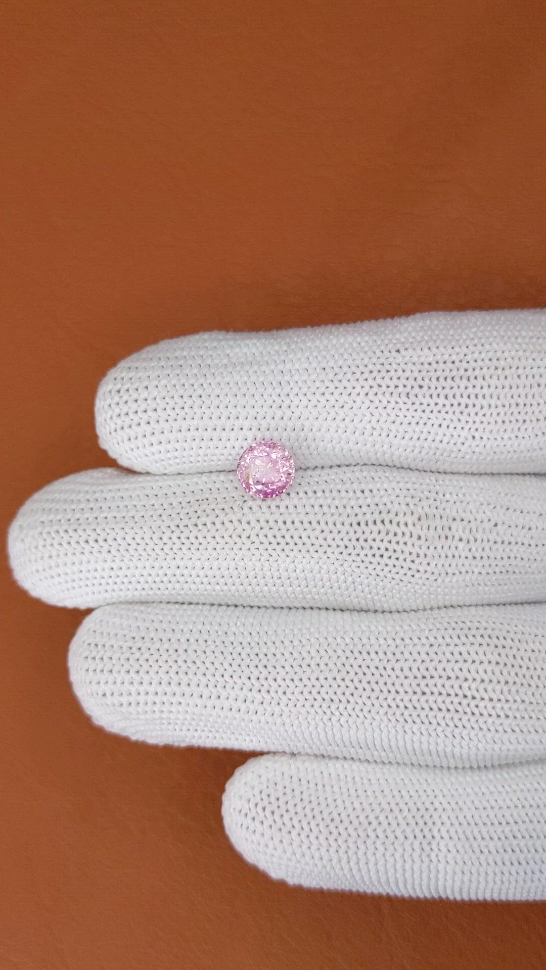 2.02 Ct. Pink Sapphire from Ceylon (Sri Lanka) Size Video