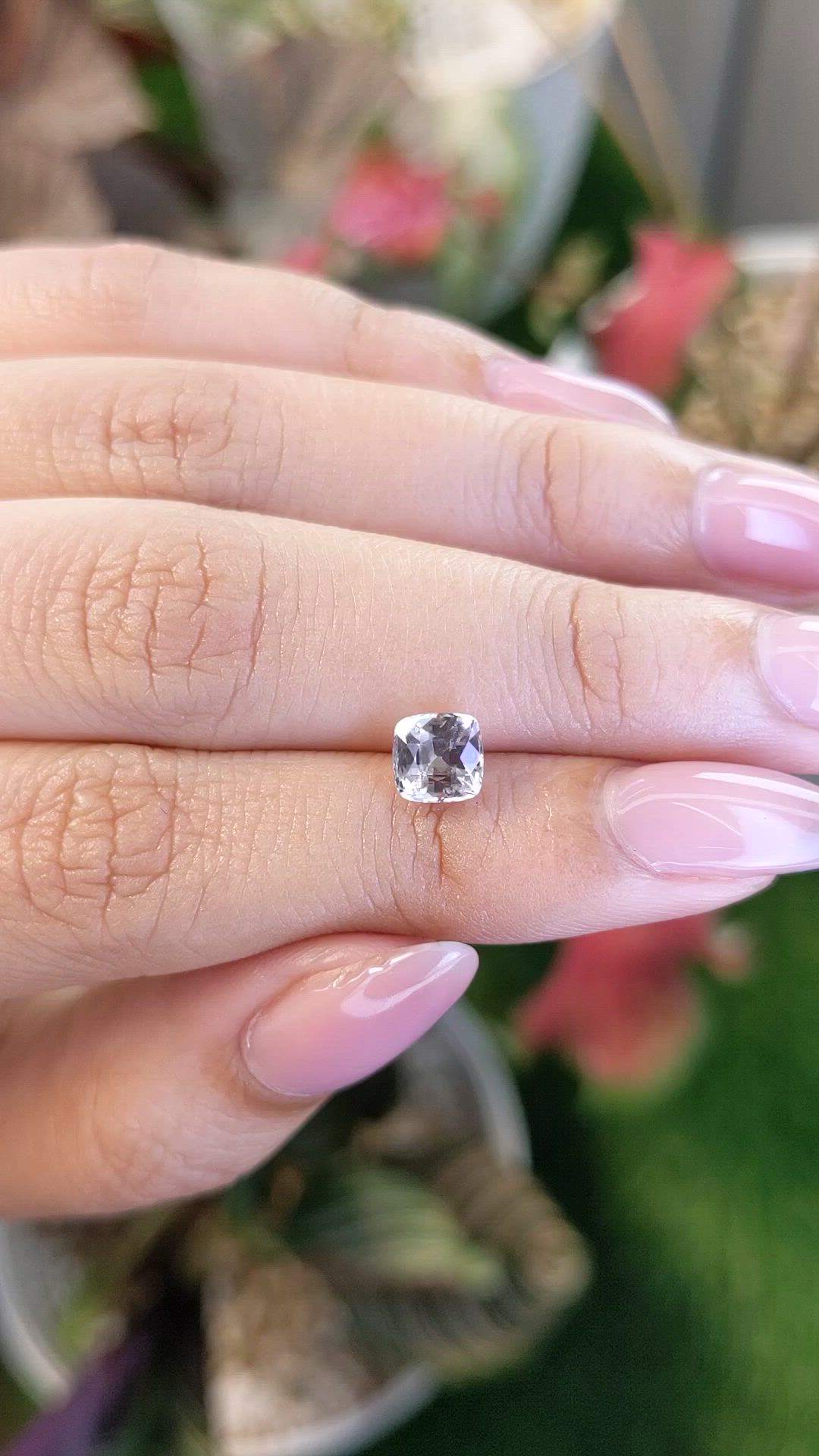 1.55 Ct. Pink Sapphire from Ceylon (Sri Lanka) Size Video
