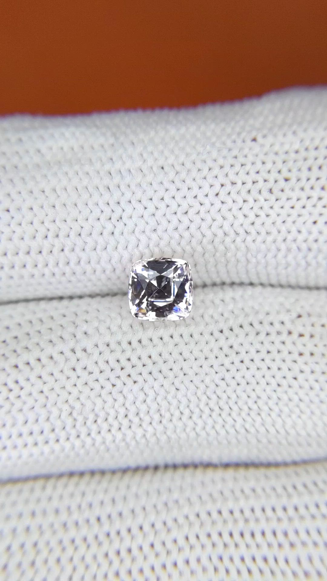 1.55 Ct. Pink Sapphire from Ceylon (Sri Lanka) Size Video