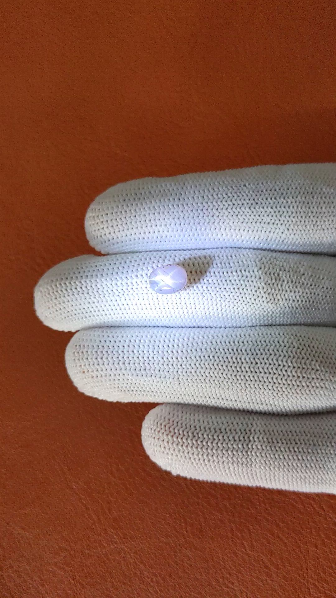 2.15 Ct. Purple Star Sapphire from Ceylon (Sri Lanka) Size Video