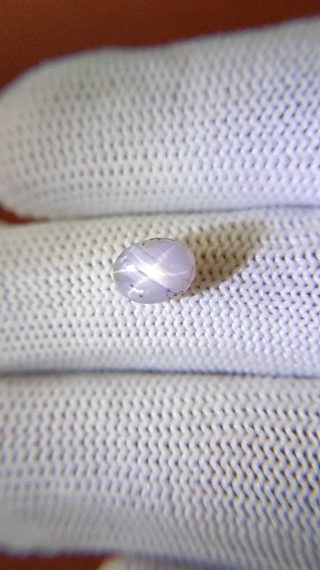 2.15 Ct. Purple Star Sapphire from Ceylon (Sri Lanka) Size Video