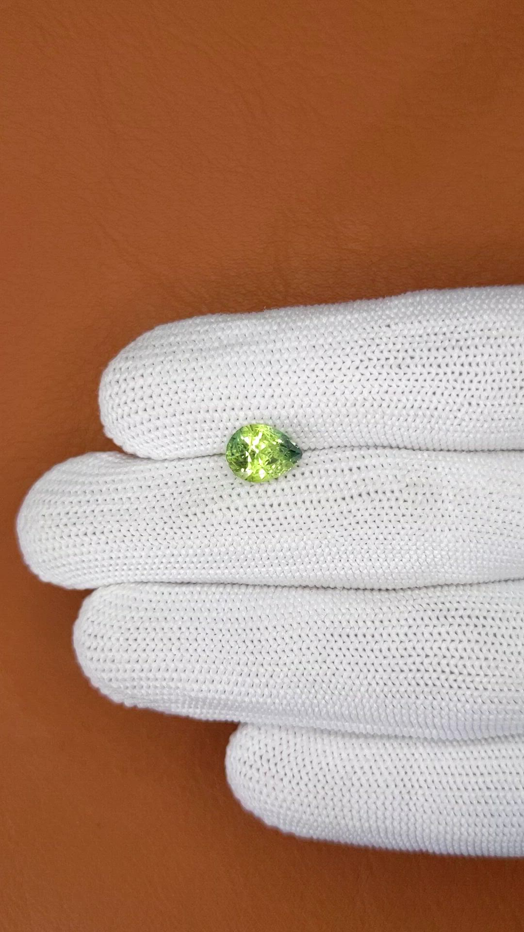 2.56 Ct. Bi Color / Parti Sapphire from Ceylon (Sri Lanka) Size Video