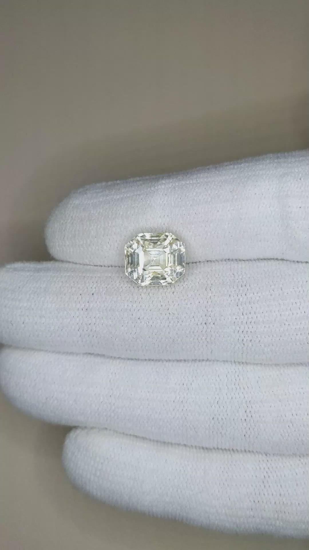 8.80 Ct. Yellow Sapphire from Ceylon (Sri Lanka) Size Video