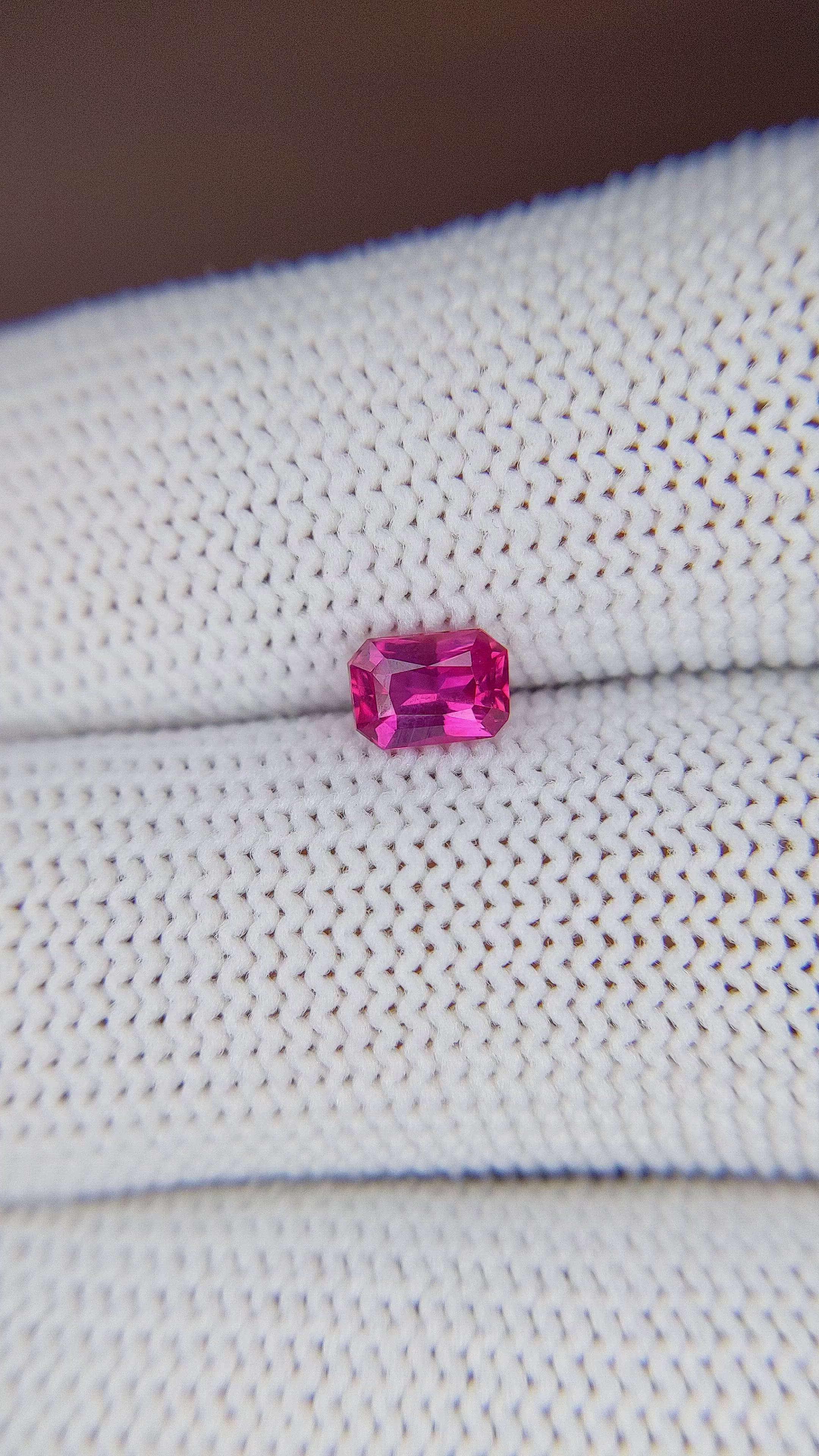0.59 Ct. Purplish Pink Sapphire from Tanzania Size Video