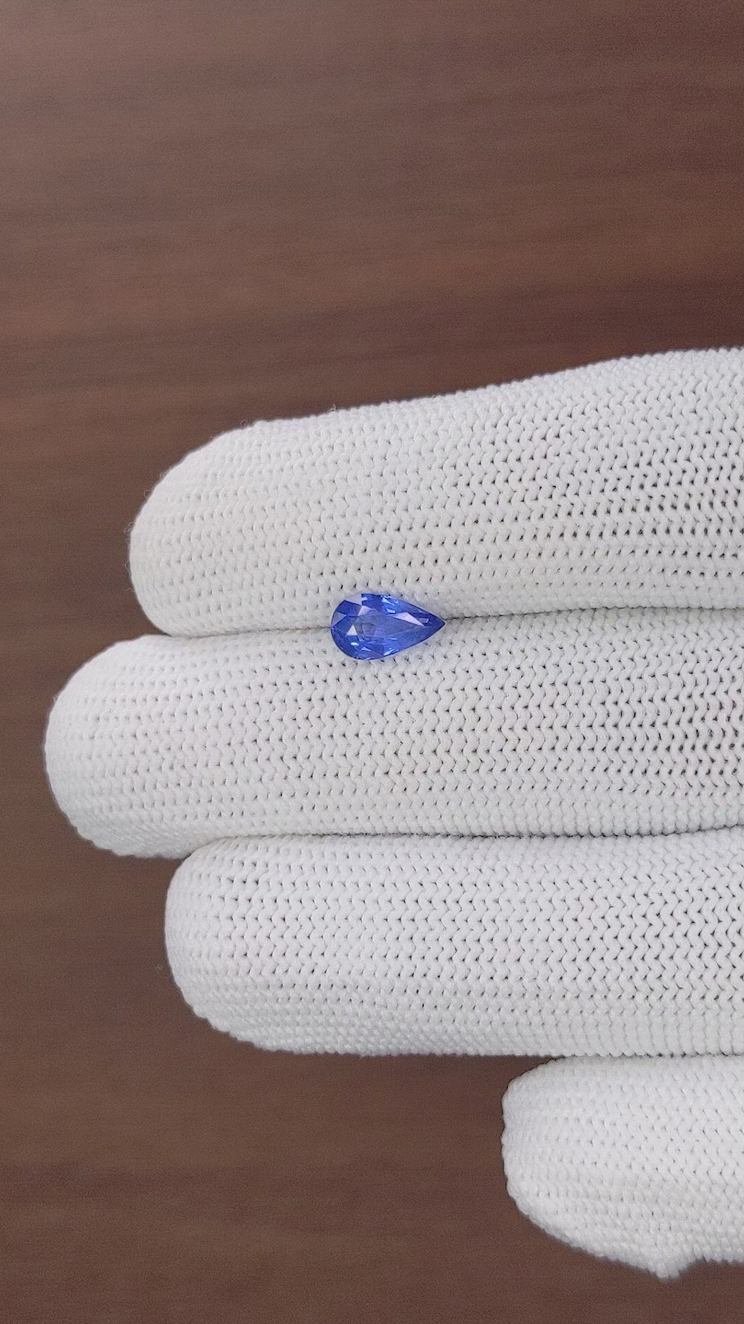 1.04 Ct. Blue Sapphire from Africa Size Video