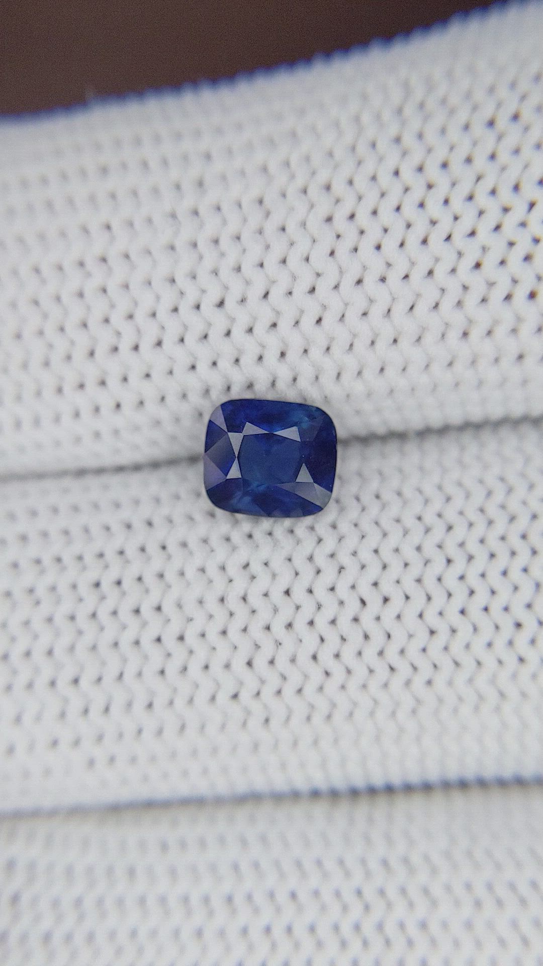 1.12 Ct. Blue Sapphire from Africa Size Video