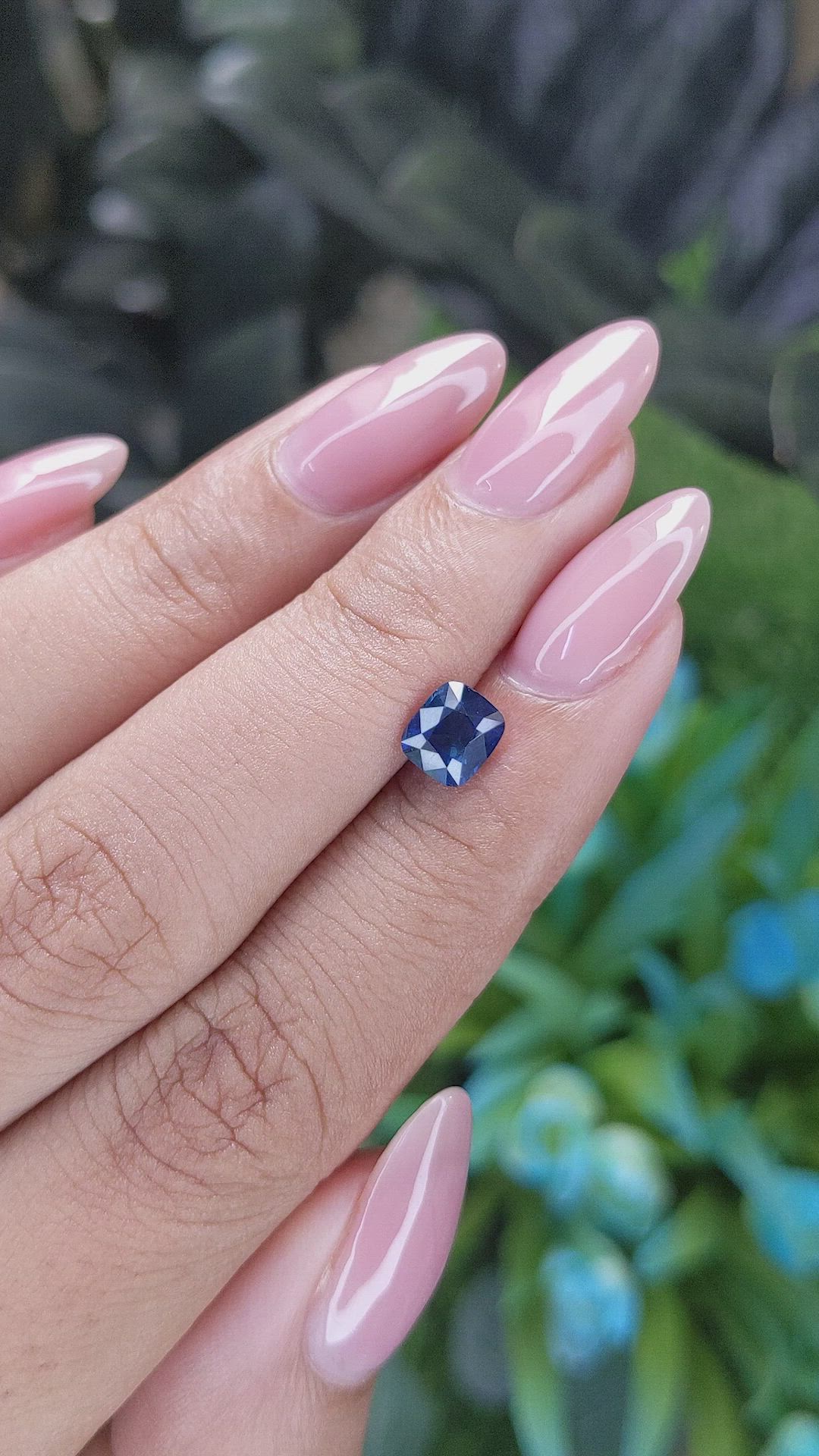1.12 Ct. Blue Sapphire from Africa Size Video