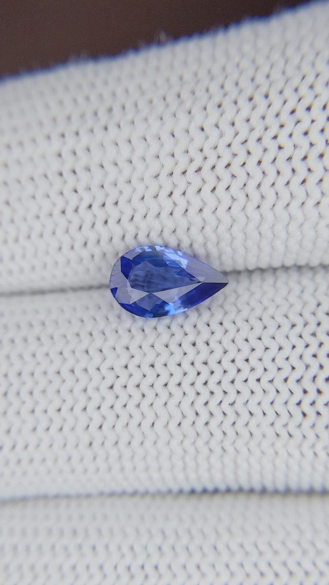 0.95 Ct. Blue Sapphire from Africa Size Video