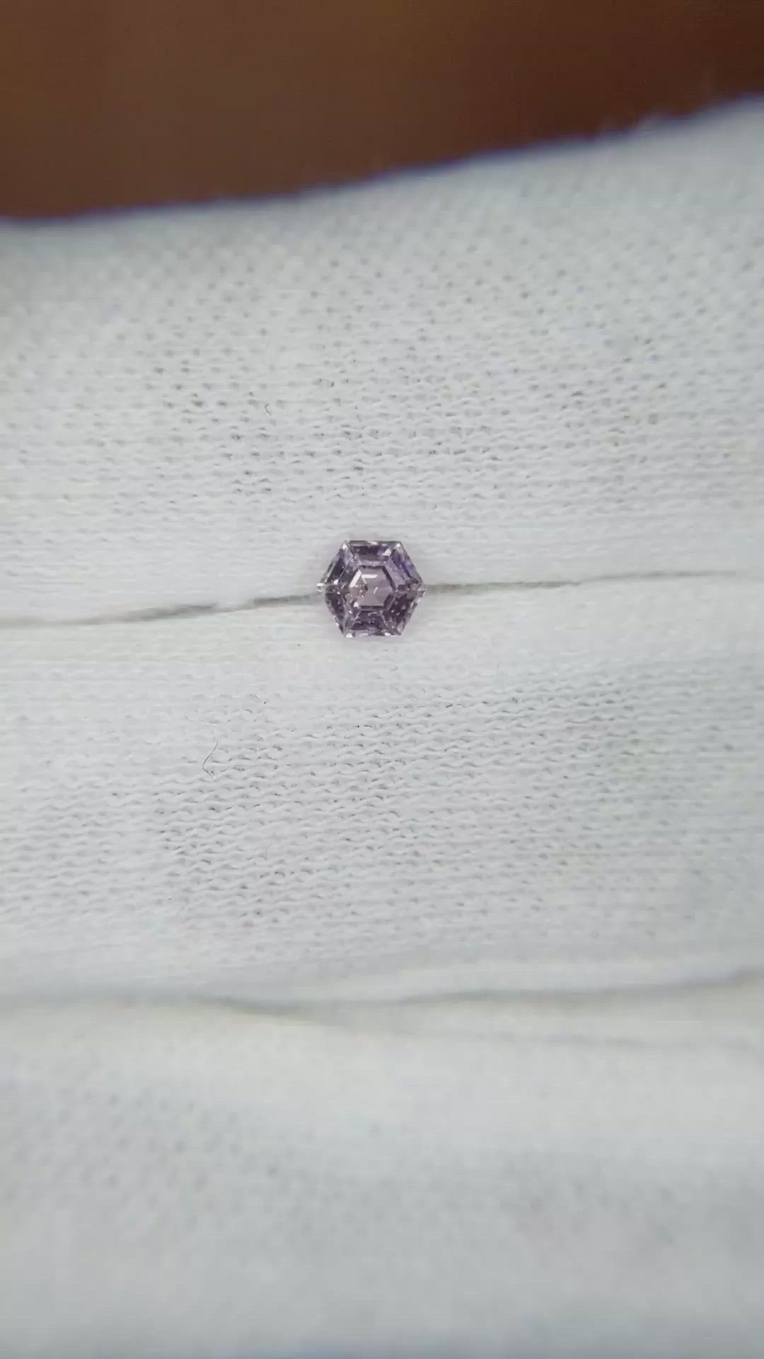 0.30 Ct. Pink Sapphire from Ceylon (Sri Lanka) Size Video