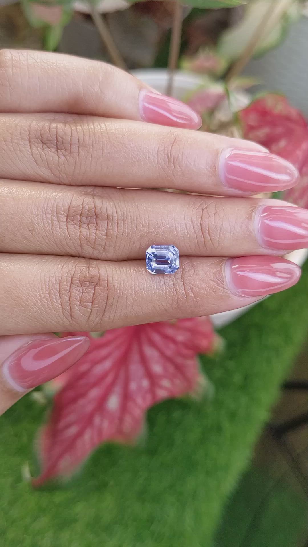 2.08 Ct. Blue Sapphire from Ceylon (Sri Lanka) Size Video