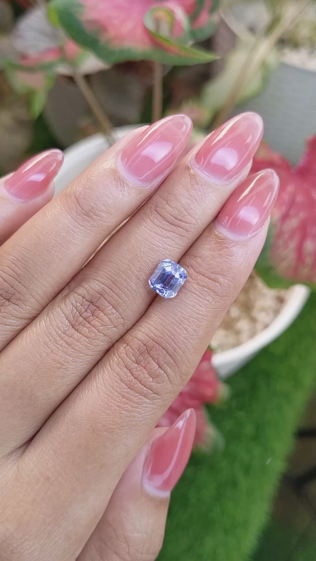 2.08 Ct. Blue Sapphire from Ceylon (Sri Lanka) Size Video