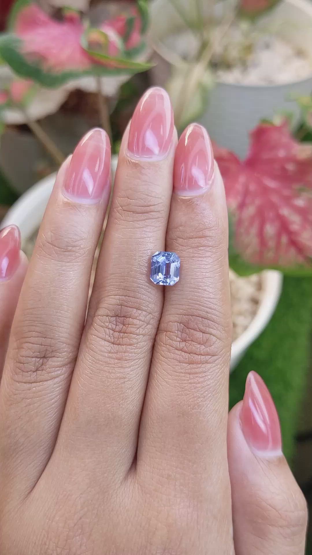 2.08 Ct. Blue Sapphire from Ceylon (Sri Lanka) Size Video