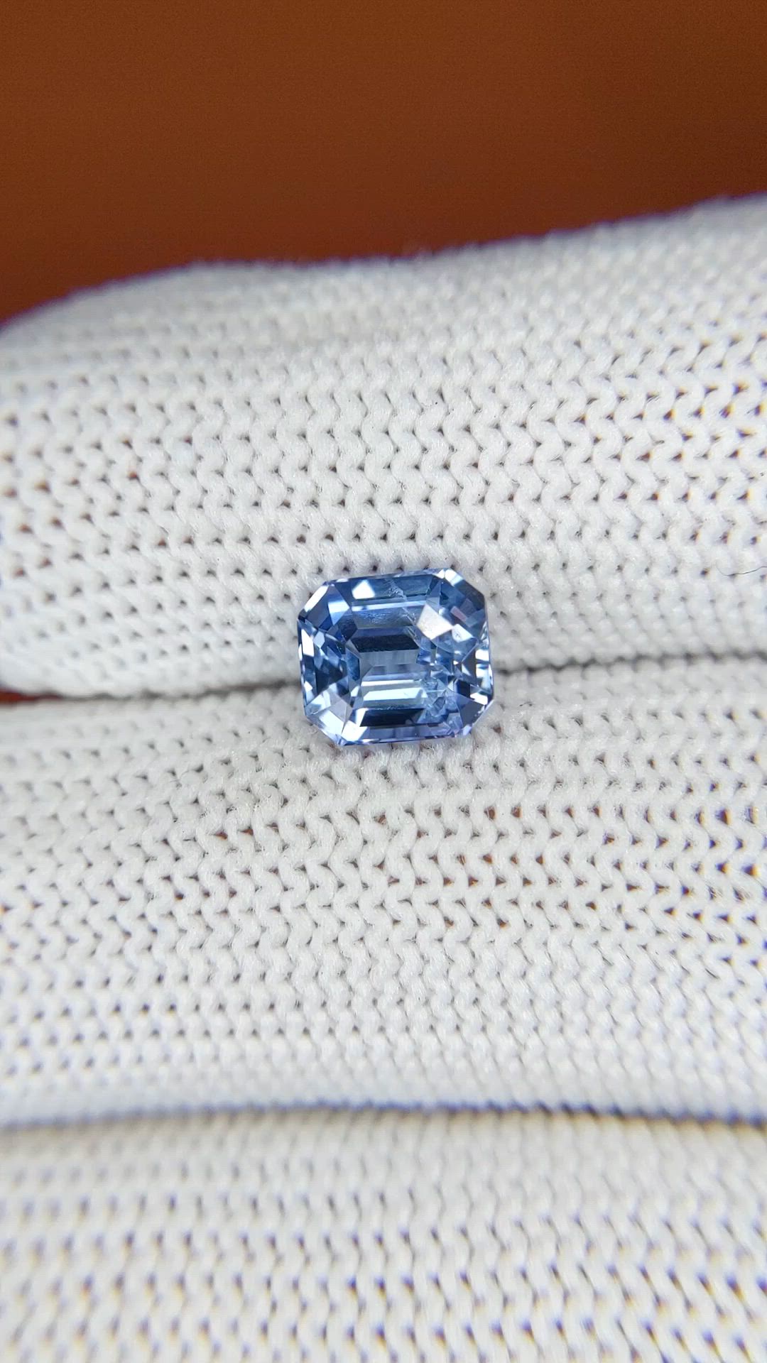 2.08 Ct. Blue Sapphire from Ceylon (Sri Lanka) Size Video