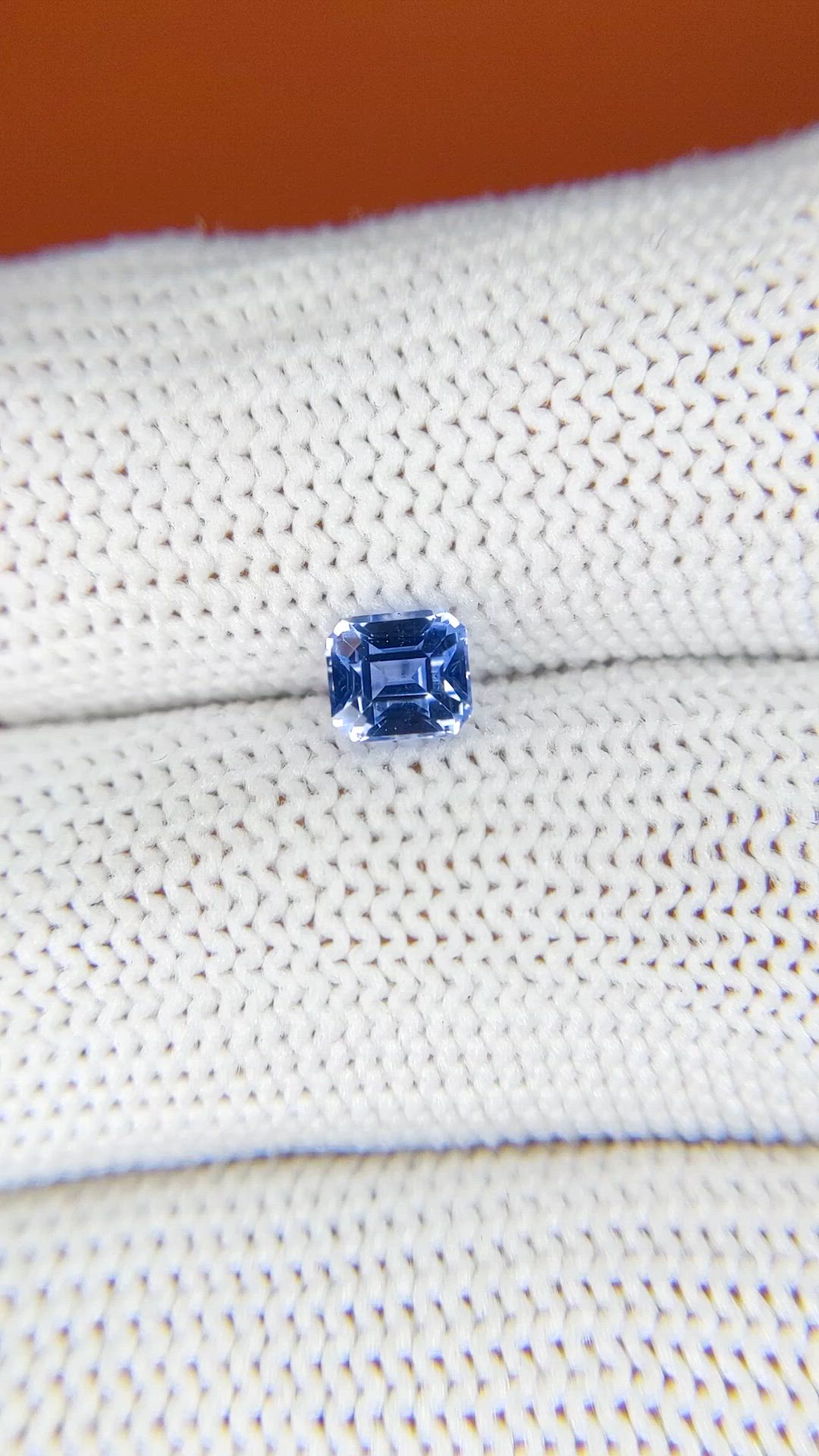 0.93 Ct. Blue Sapphire from Ceylon (Sri Lanka) Size Video