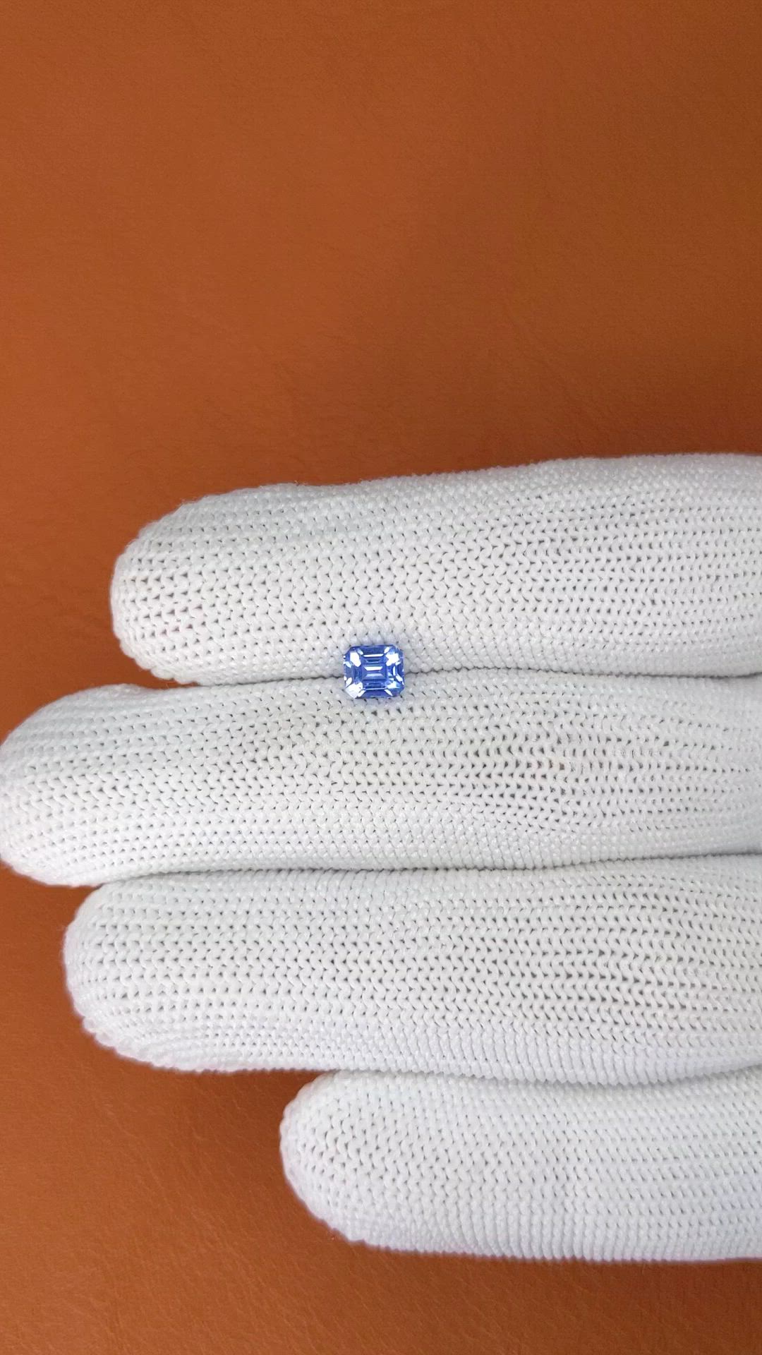 0.93 Ct. Blue Sapphire from Ceylon (Sri Lanka) Size Video