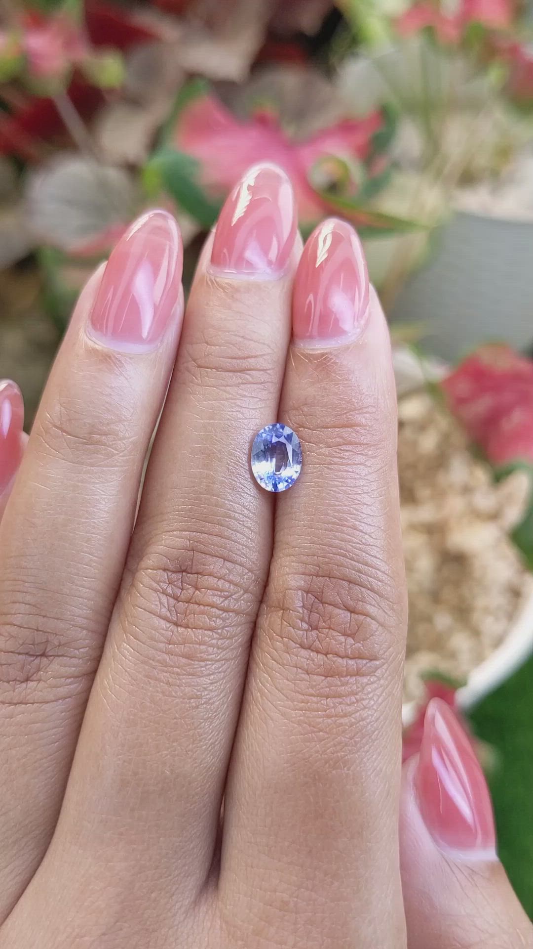 1.17 Ct. Blue Sapphire from Ceylon (Sri Lanka) Size Video