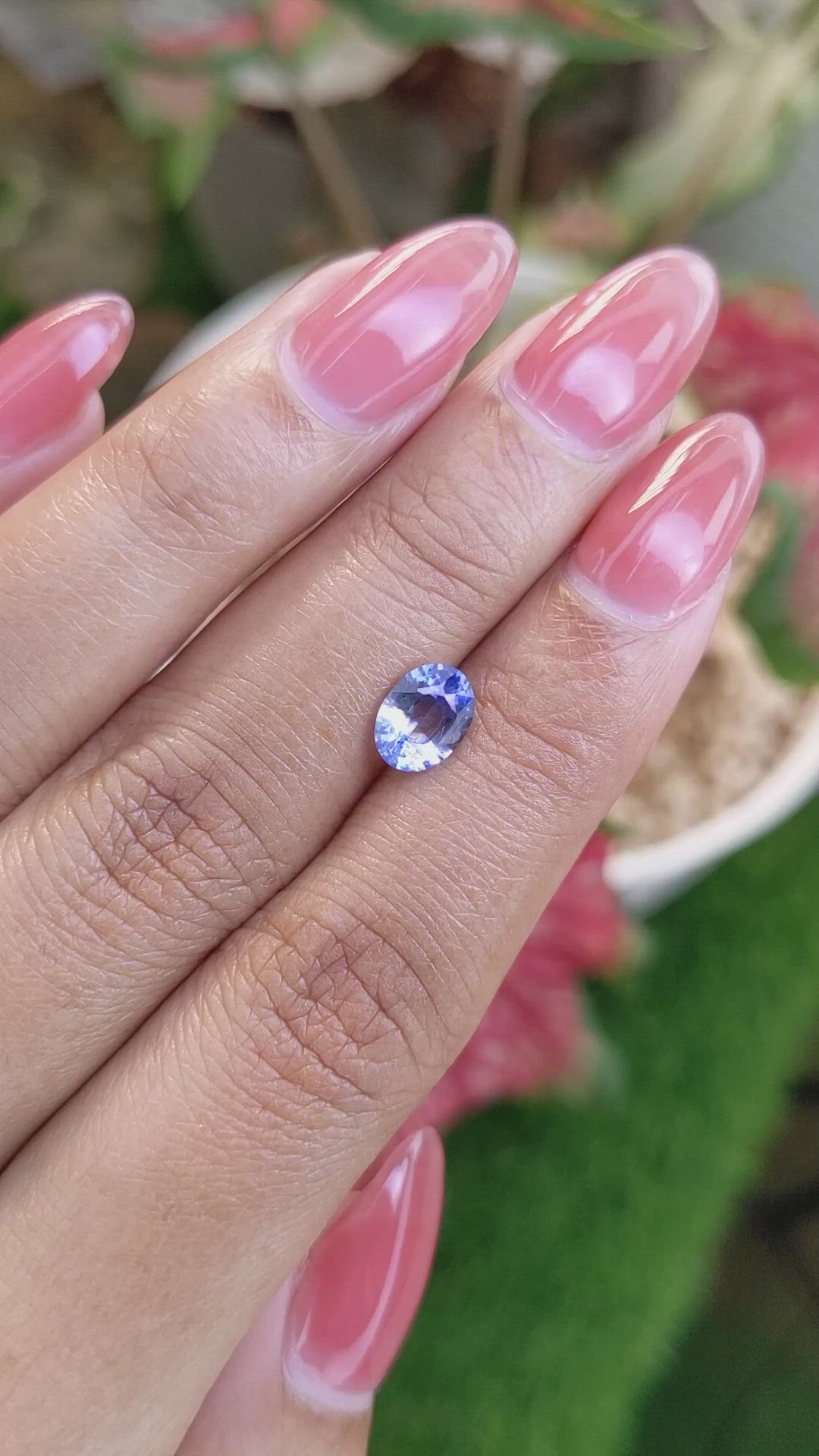 1.17 Ct. Blue Sapphire from Ceylon (Sri Lanka) Size Video