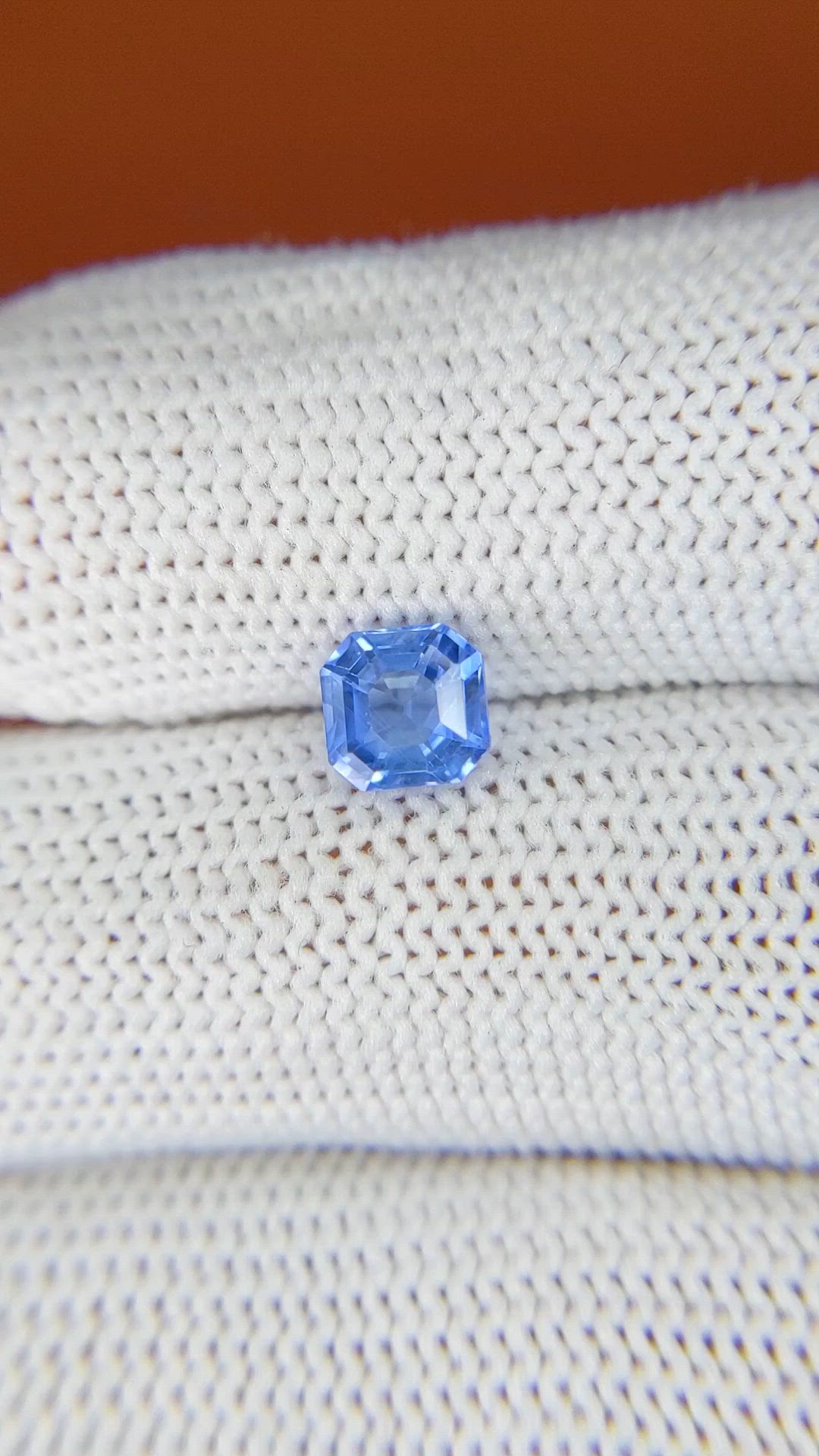 1.30 Ct. Blue Sapphire from Ceylon (Sri Lanka) Size Video