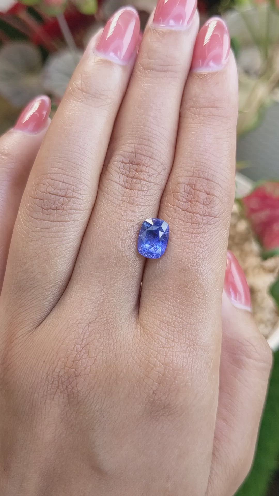3.09 Ct. Blue Sapphire from Ceylon (Sri Lanka) Size Video