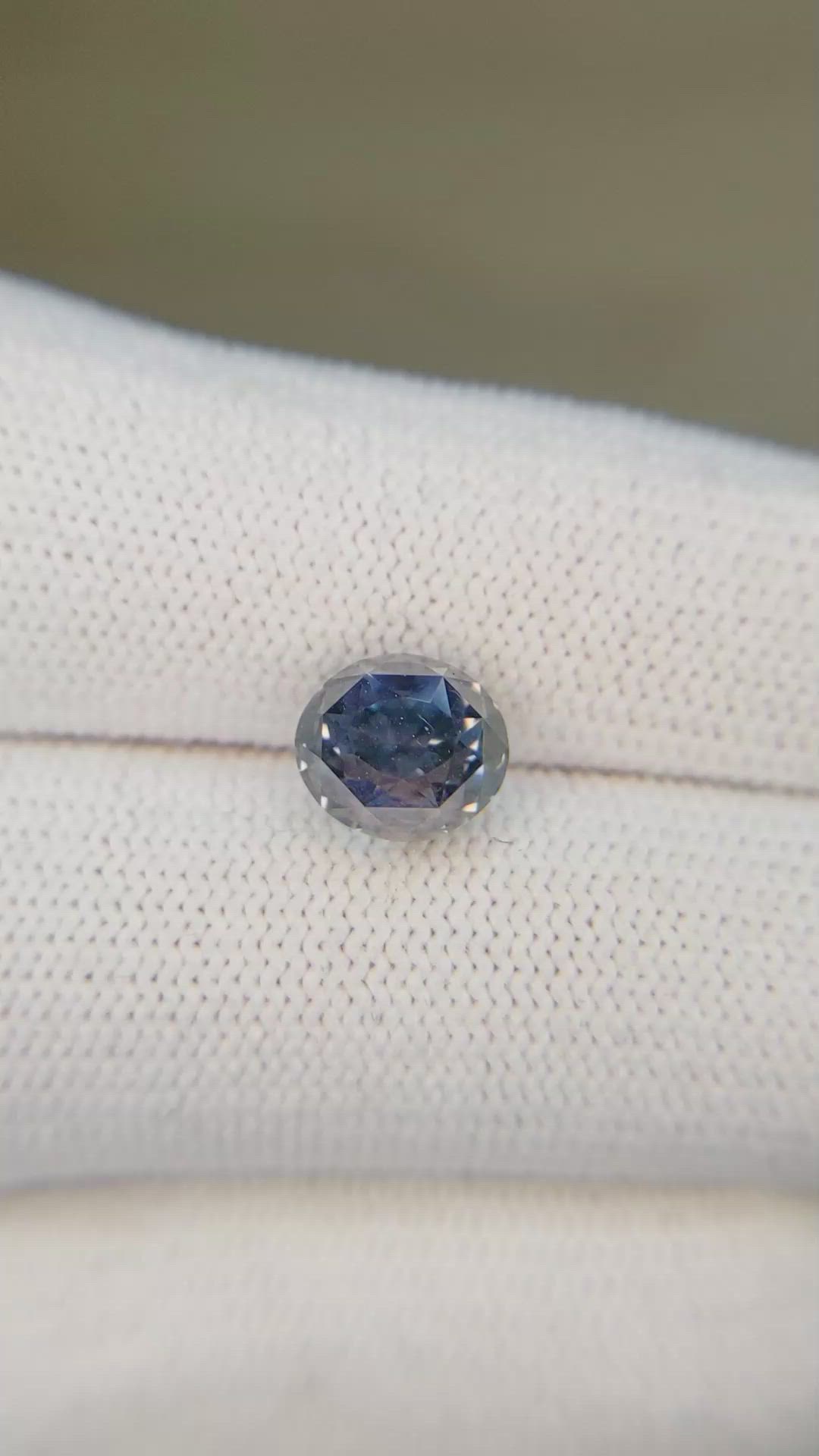 3.41 Ct. Purple Sapphire from Montana Size Video