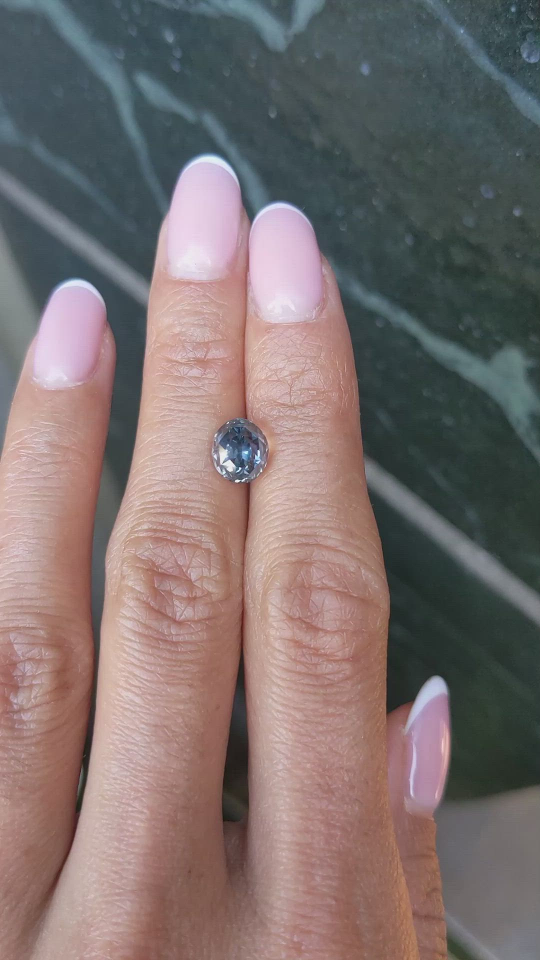 3.41 Ct. Purple Sapphire from Montana Size Video