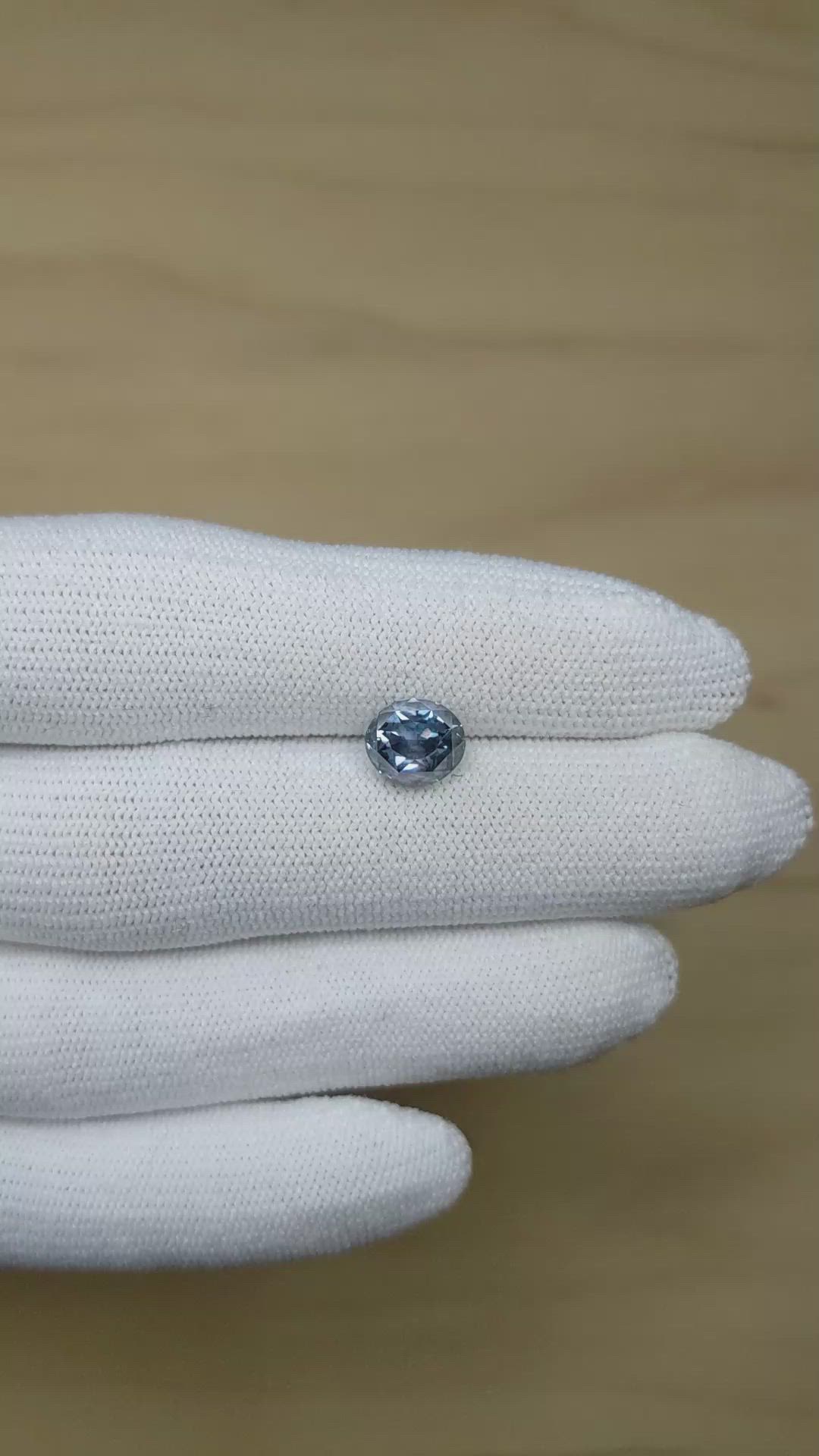 3.41 Ct. Purple Sapphire from Montana Size Video
