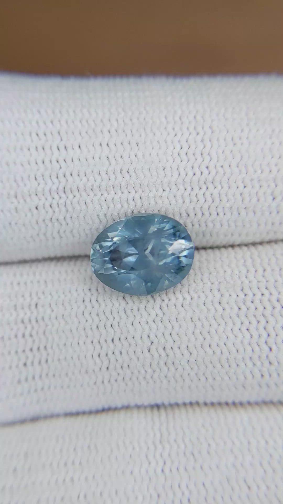3.92 Ct. Blue Sapphire from Montana Size Video