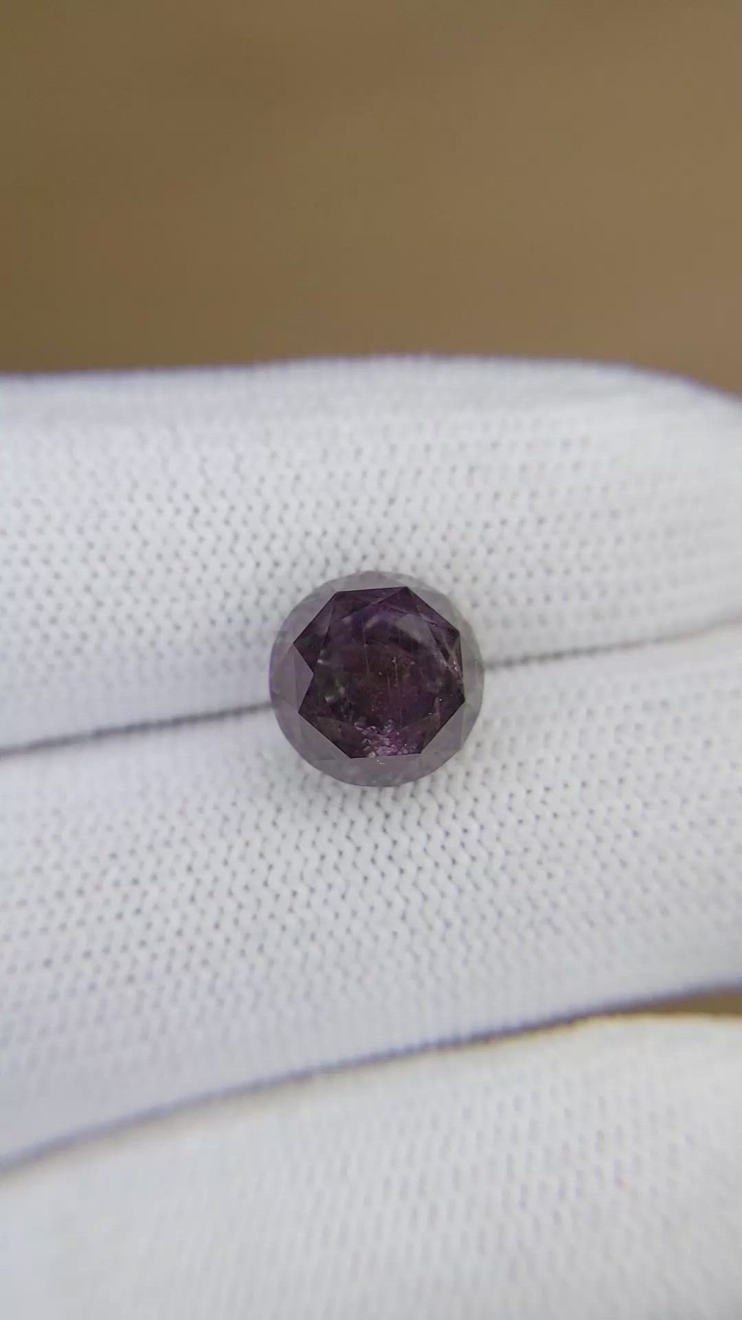 5.60 Ct. Purple Sapphire from Montana Size Video
