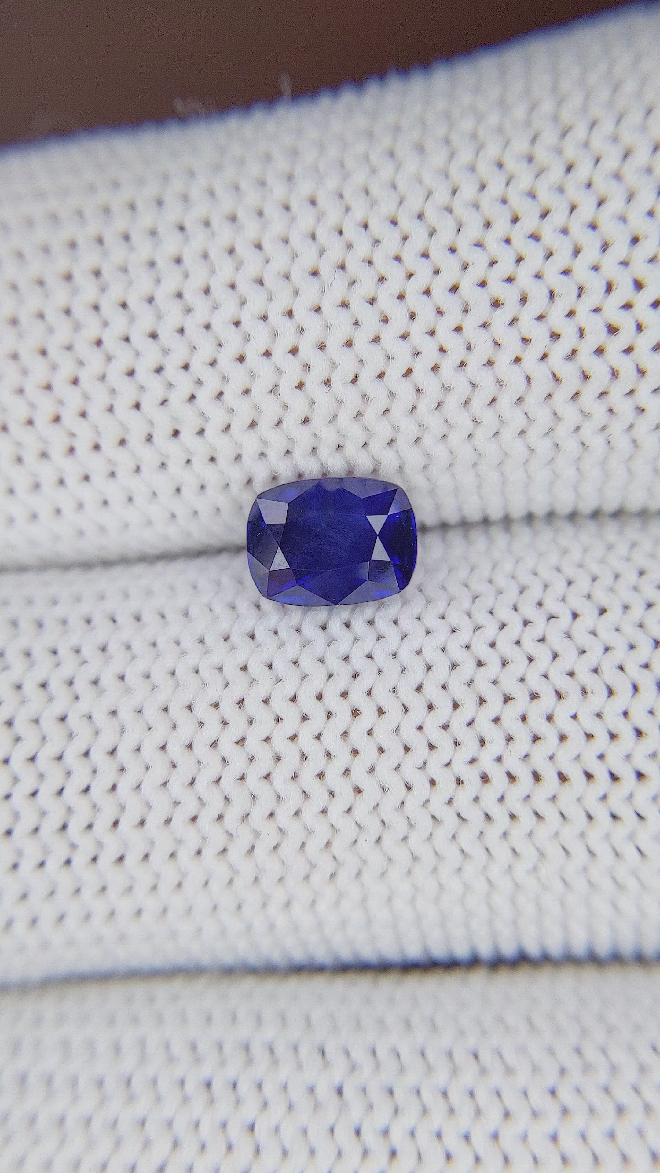 1.33 Ct. Blue Sapphire from Tanzania Size Video