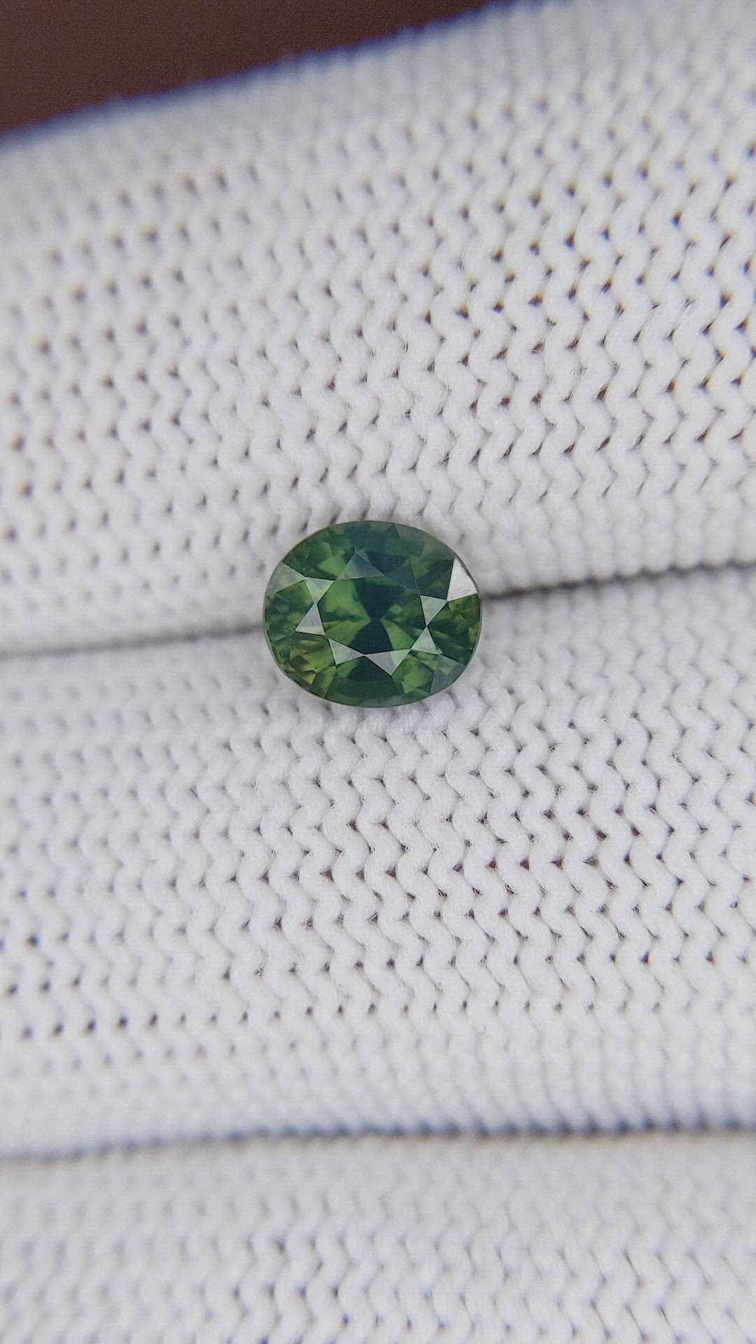 1.28 Ct. Bluish Green Sapphire from Australia Size Video