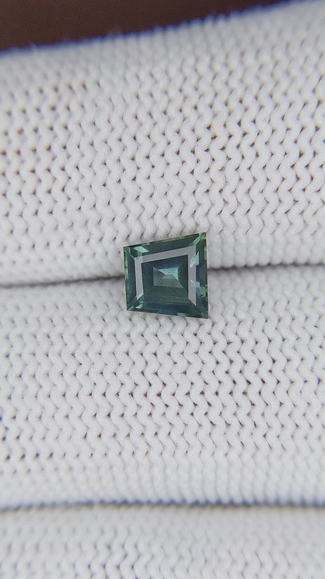 1.19 Ct. Bluish Green Sapphire from Australia Size Video