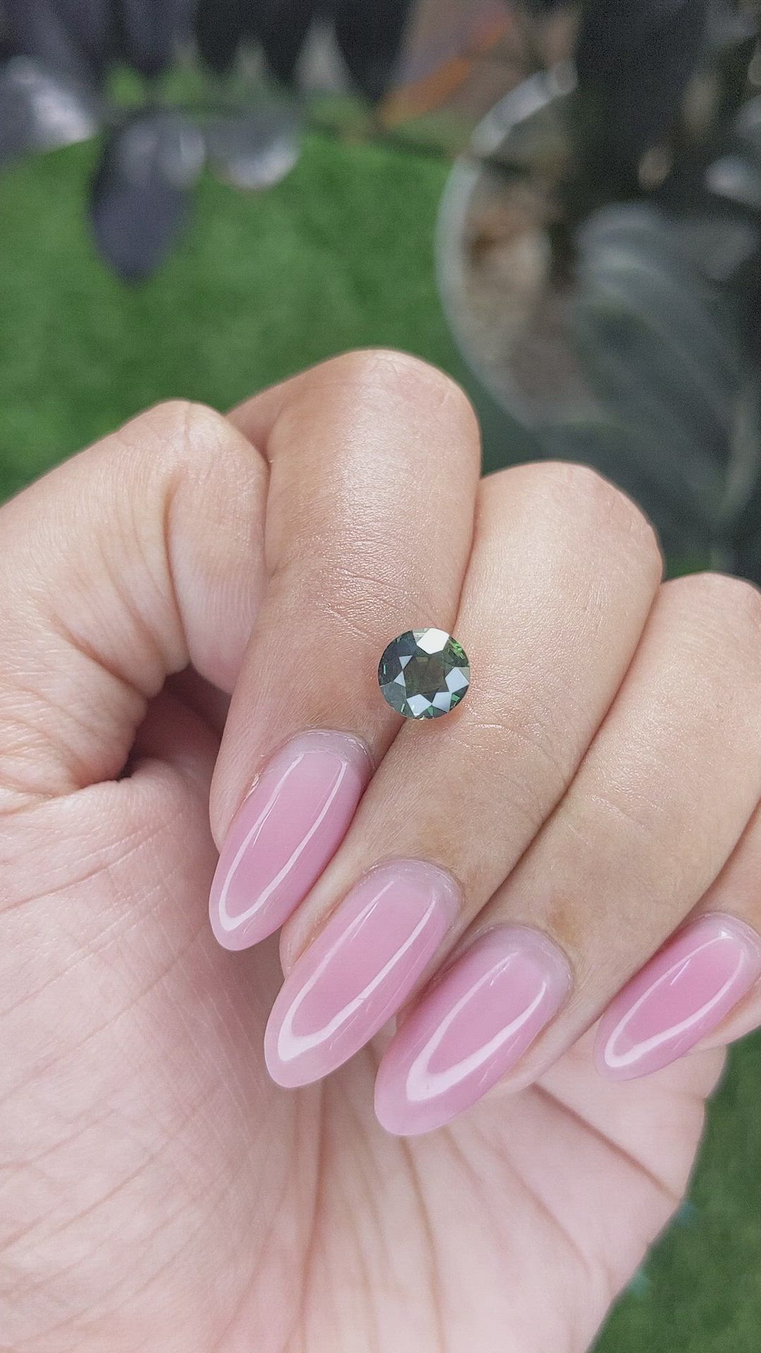 1.60 Ct. Yellowish Green Sapphire from Australia Size Video