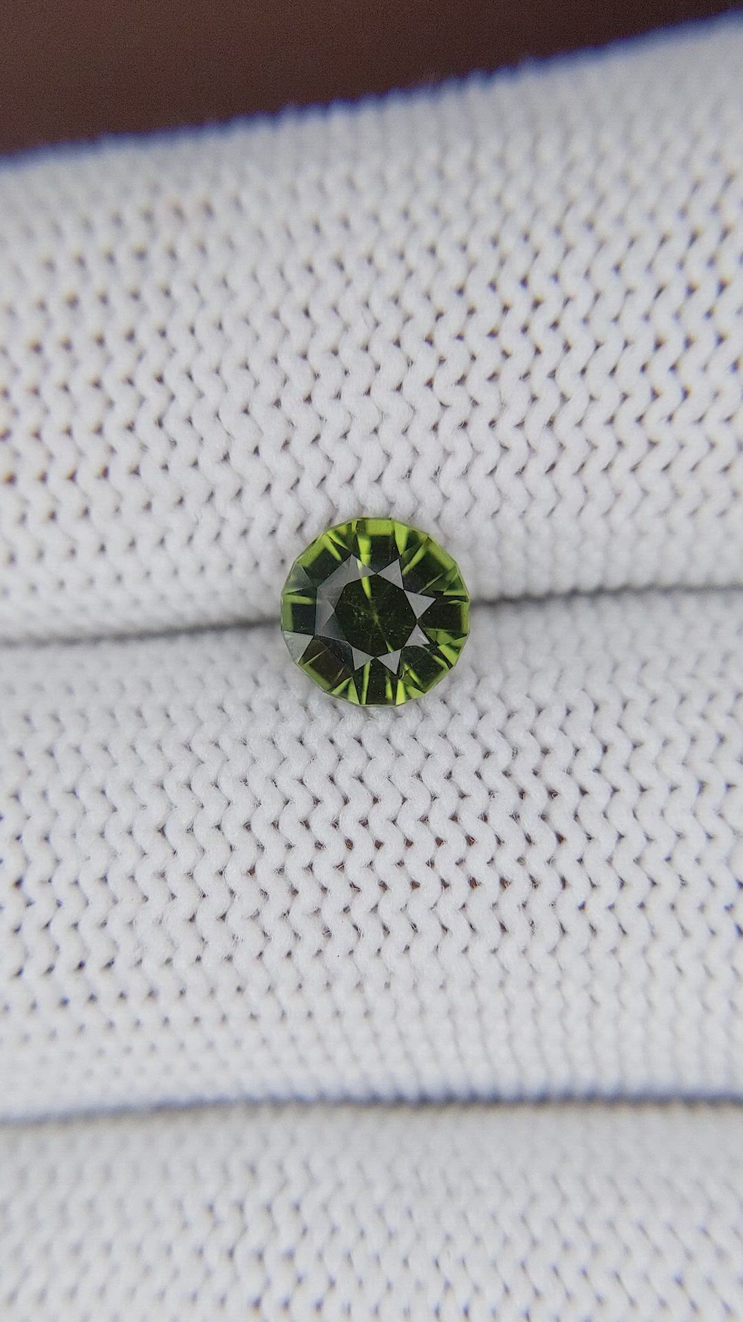 1.19 Ct. Yellowish Green Sapphire from Australia Size Video