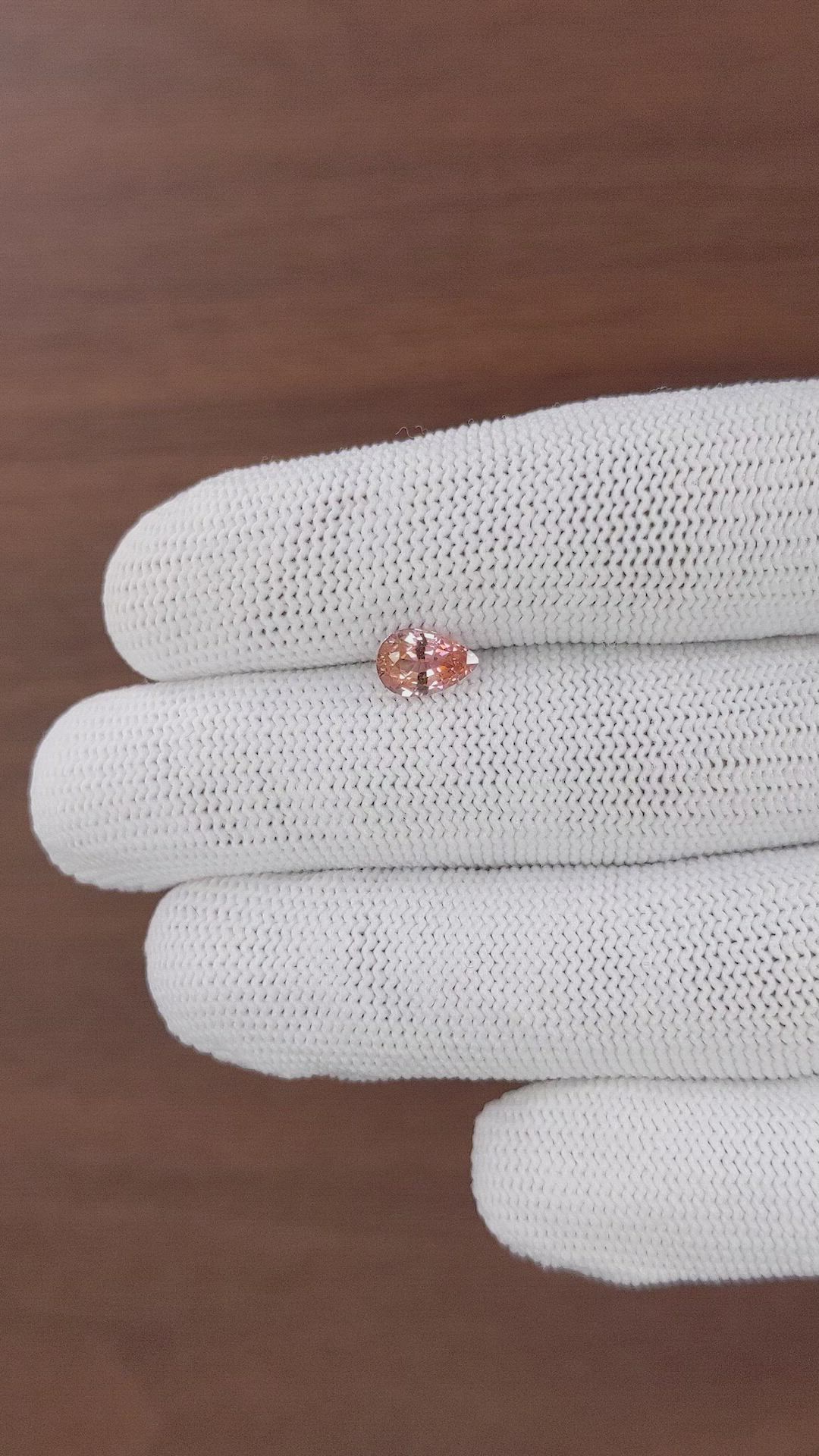 1.16 Ct. Padparadscha Sapphire from Madagascar Size Video