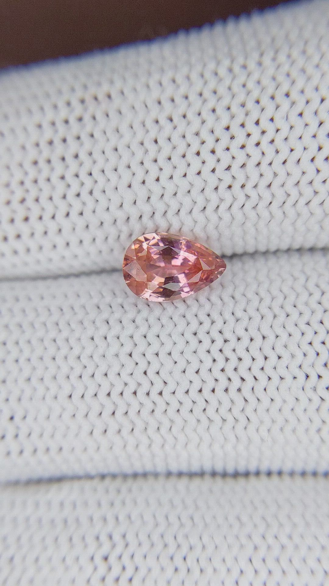 1.16 Ct. Padparadscha Sapphire from Madagascar Size Video