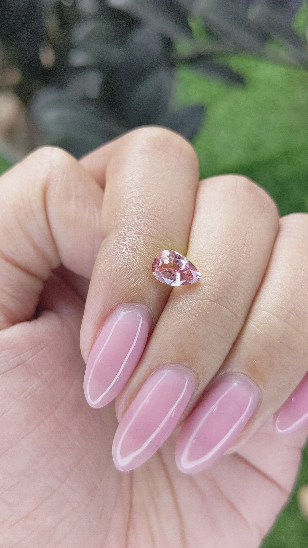 1.16 Ct. Padparadscha Sapphire from Madagascar Size Video