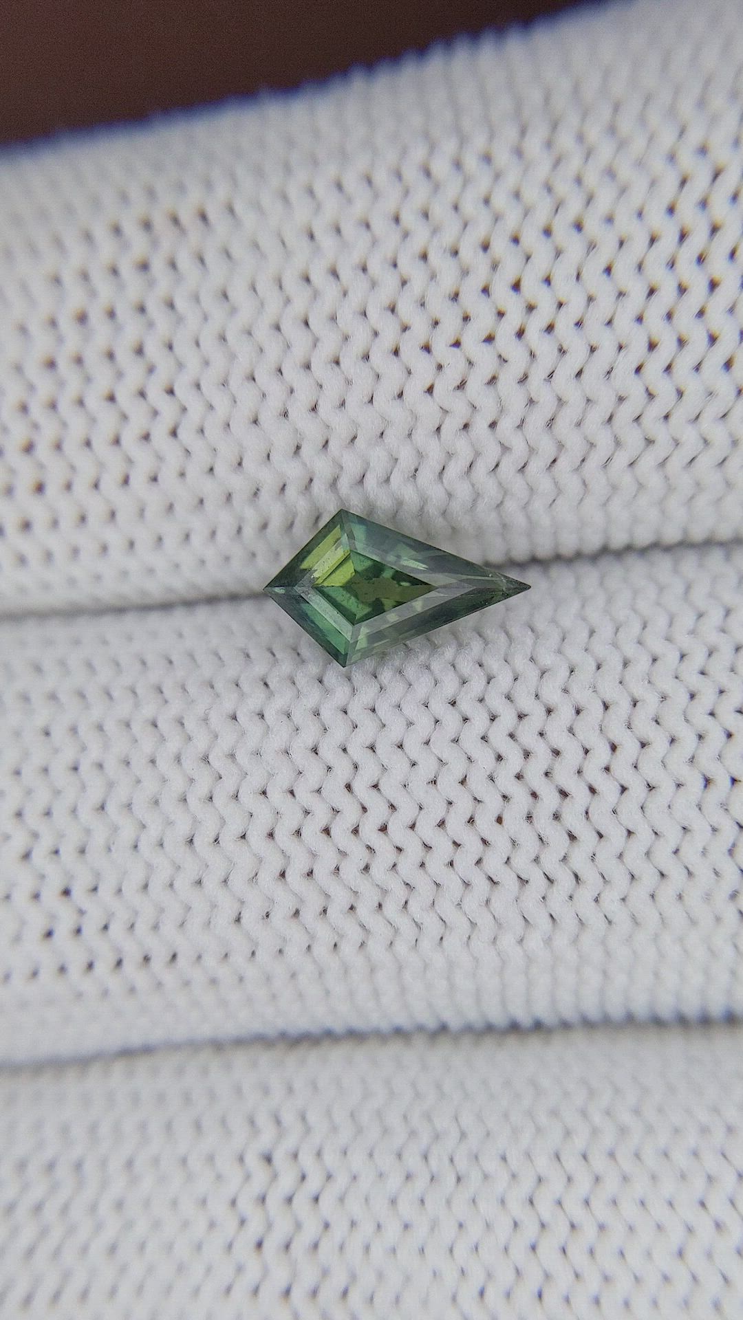 1.01 Ct. Bluish Green Sapphire from Australia Size Video