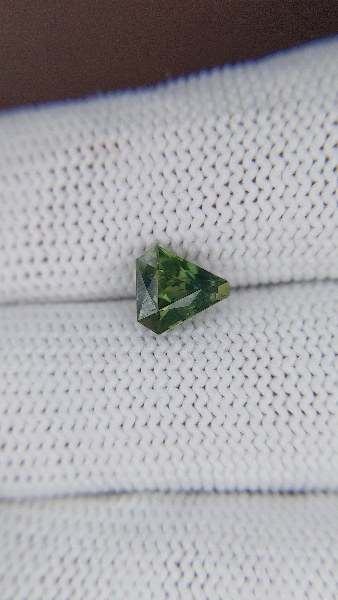 1.57 Ct. Bluish Green Sapphire from Australia Size Video